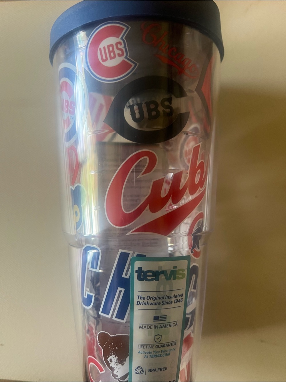 tervis Chicago Cubs Tumbler with Red and Blue Logos